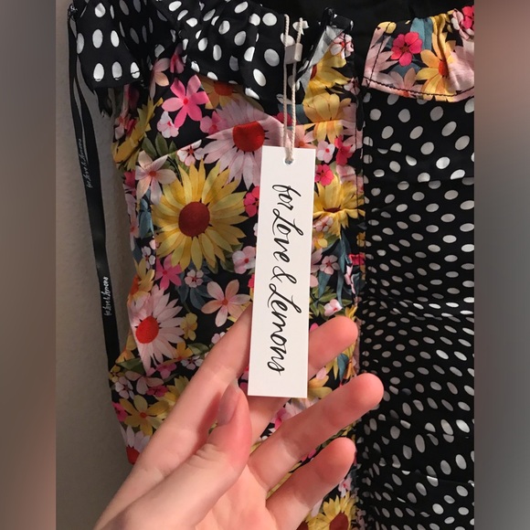 NWT For love and lemons shirred mochi - Picture 5 of 7